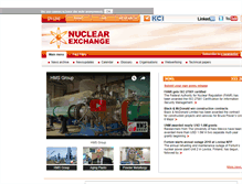 Tablet Screenshot of nuclear-exchange.com